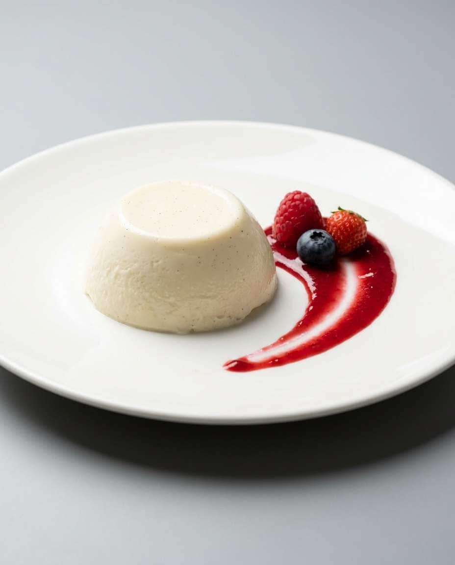 panna cotta minimal photo