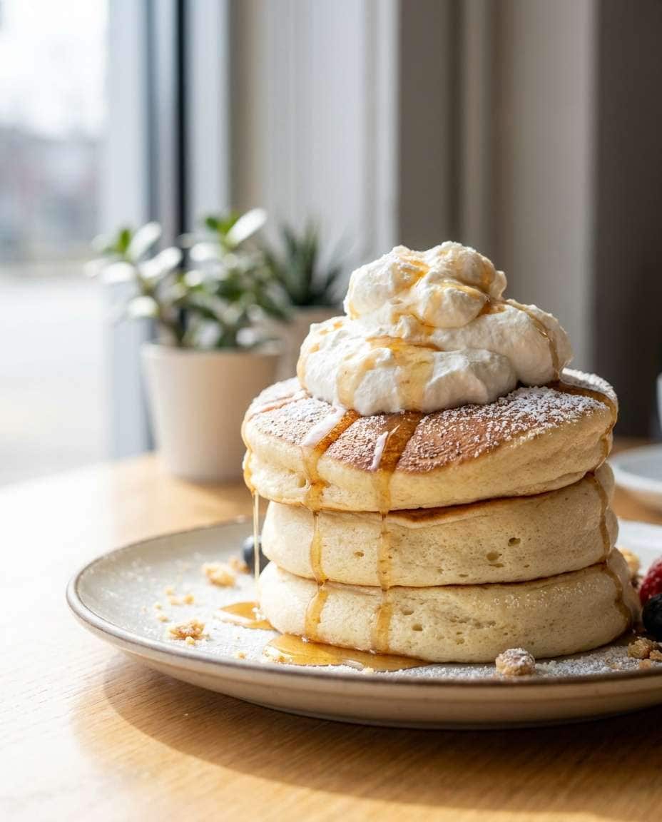 souffle pancake tower photo