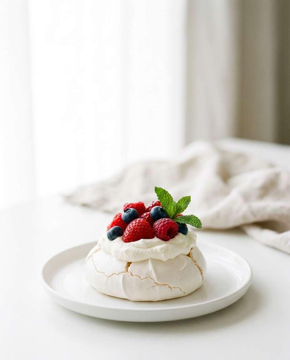 pavlova berry cloud photo