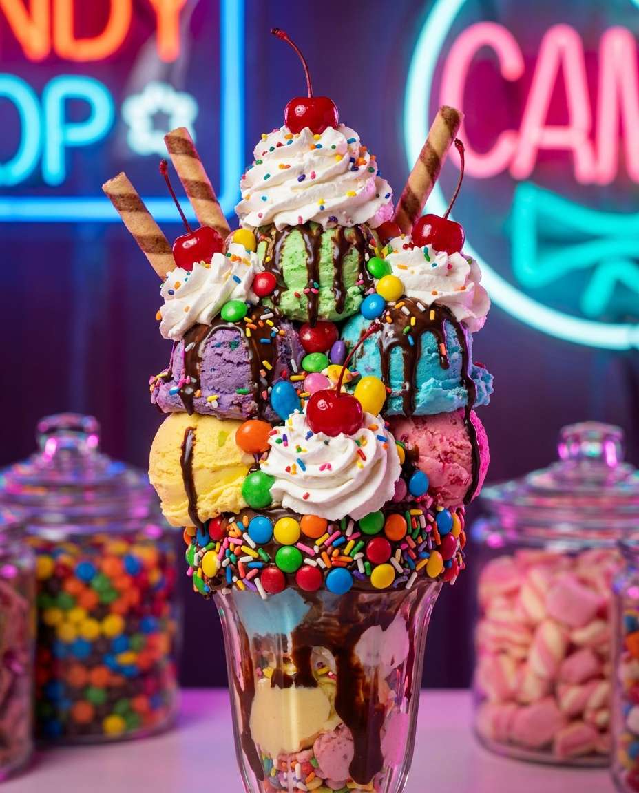 candy shop sundae photo