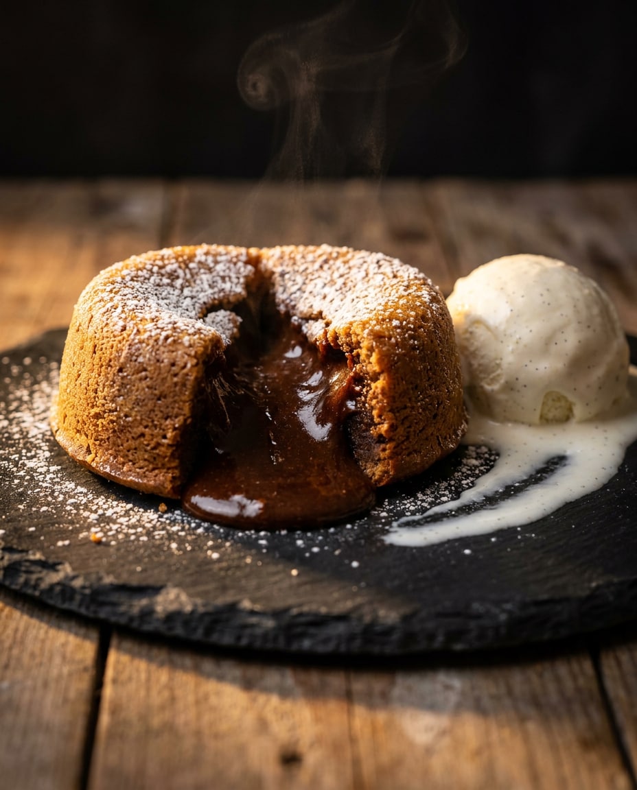 chocolate lava pull photo
