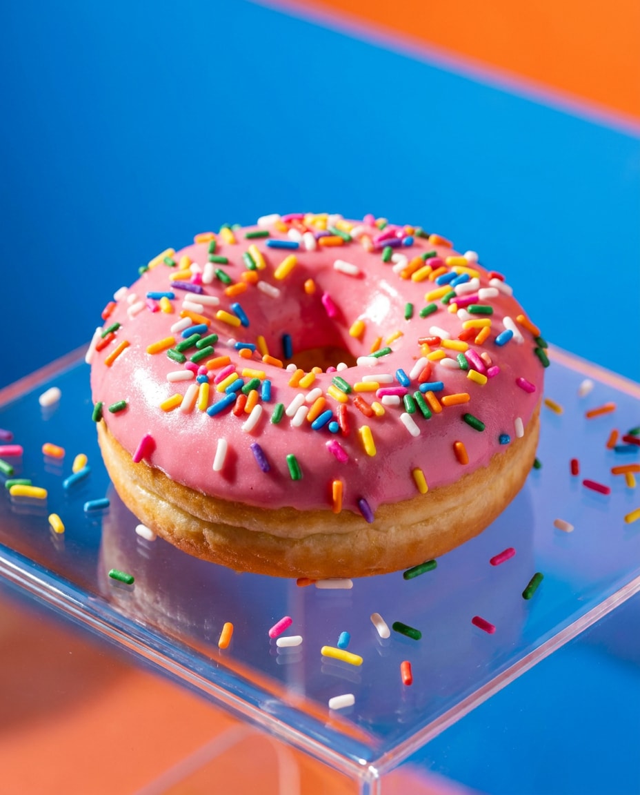 donut sprinkle explosion photo