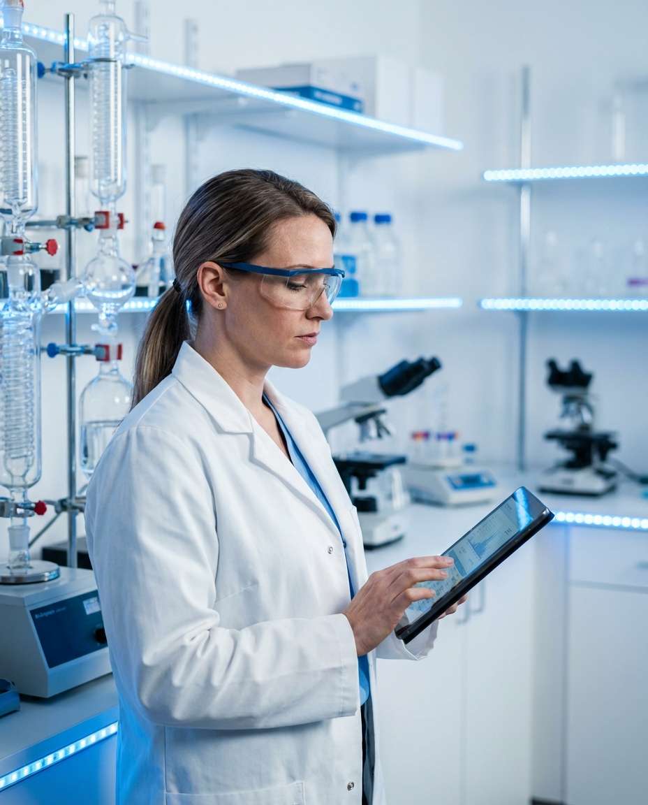 scientist lab breakthrough photo