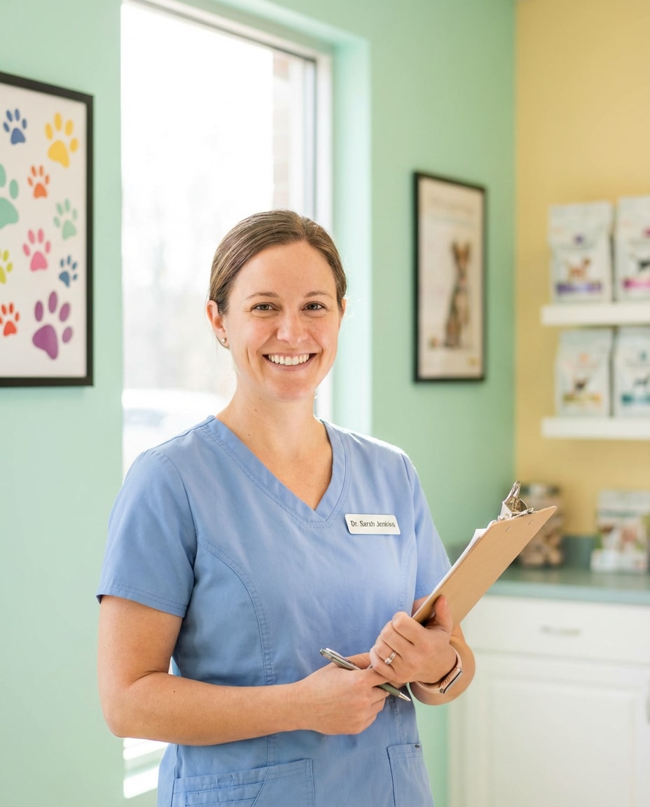 veterinarian clinic smile photo