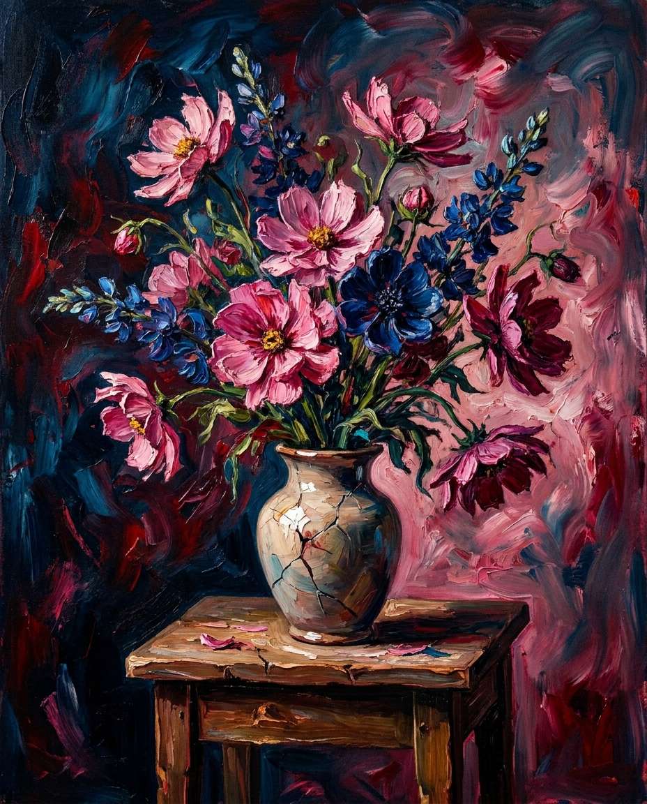 abstract bouquet still life photo