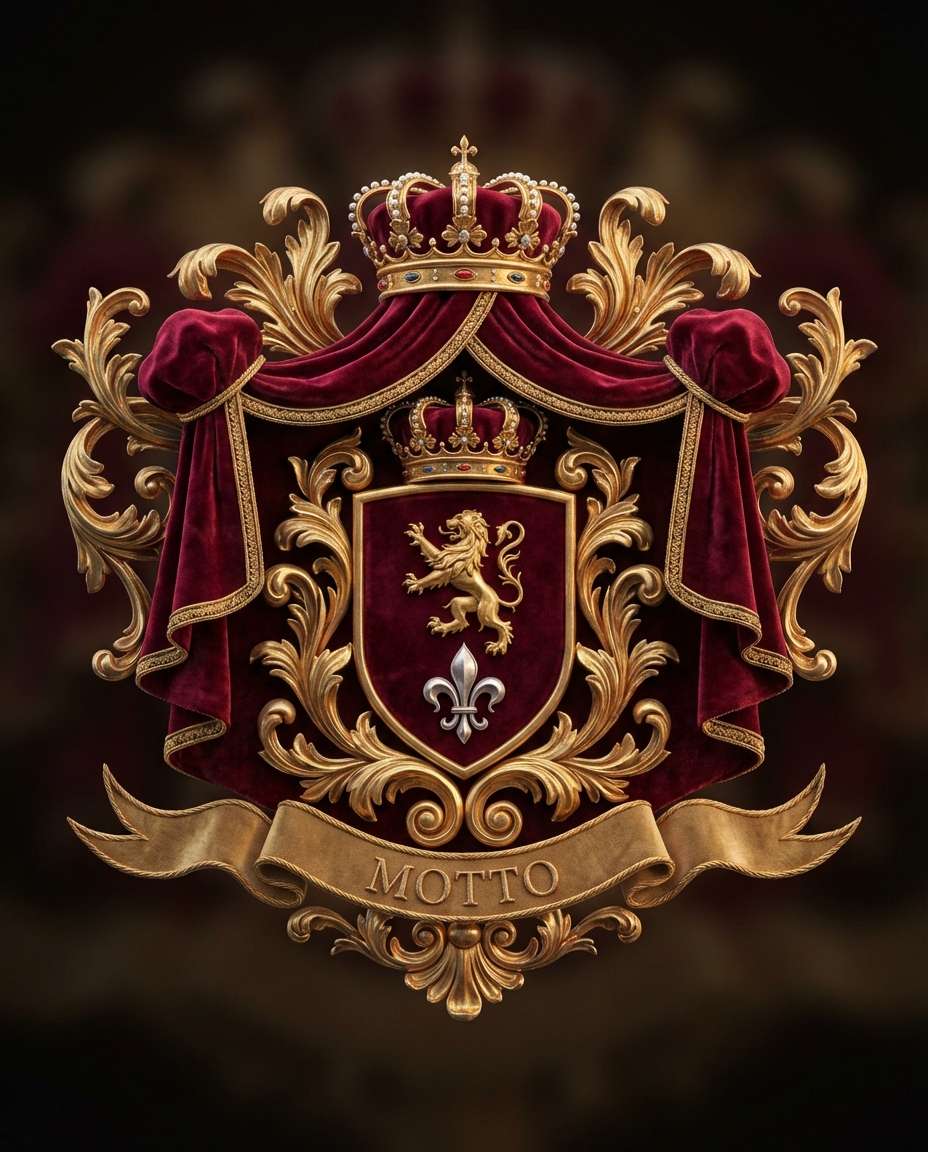 baroque gold filigree photo