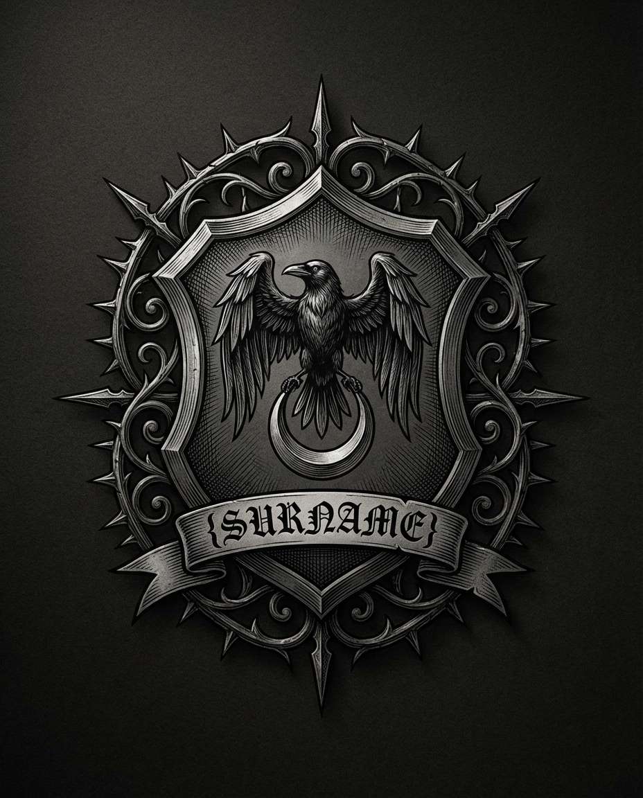 gothic blackletter arms photo