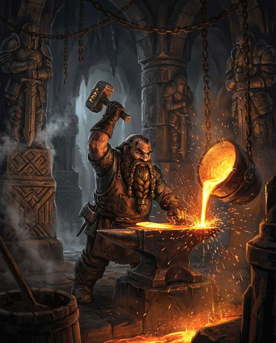 dwarven forge heat photo