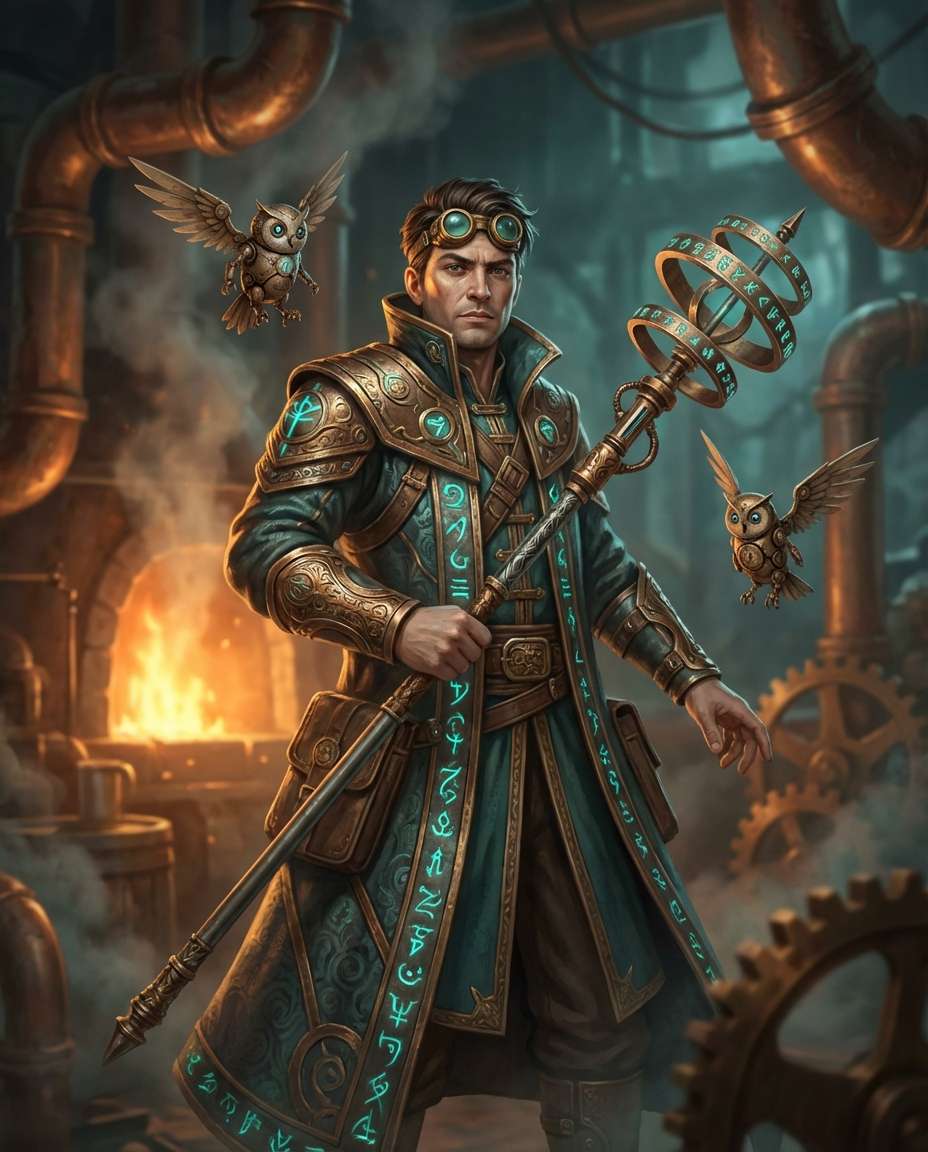 steampunk sorcerer photo