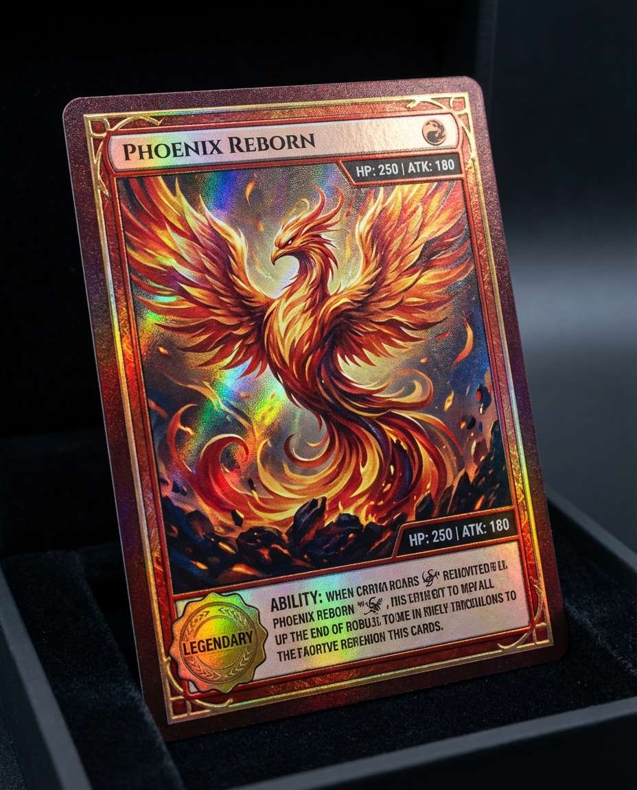 phoenix rebirth holo photo