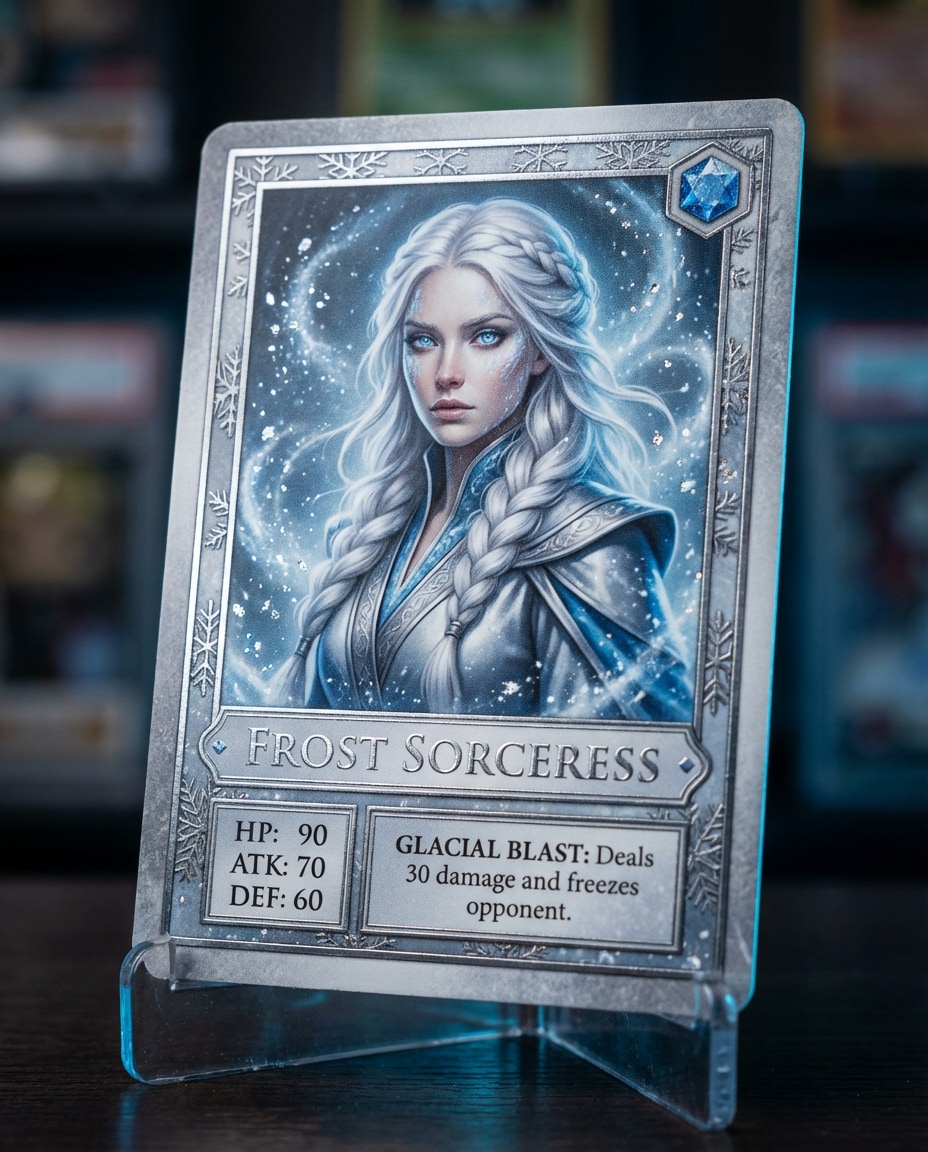 ice sorceress portrait photo