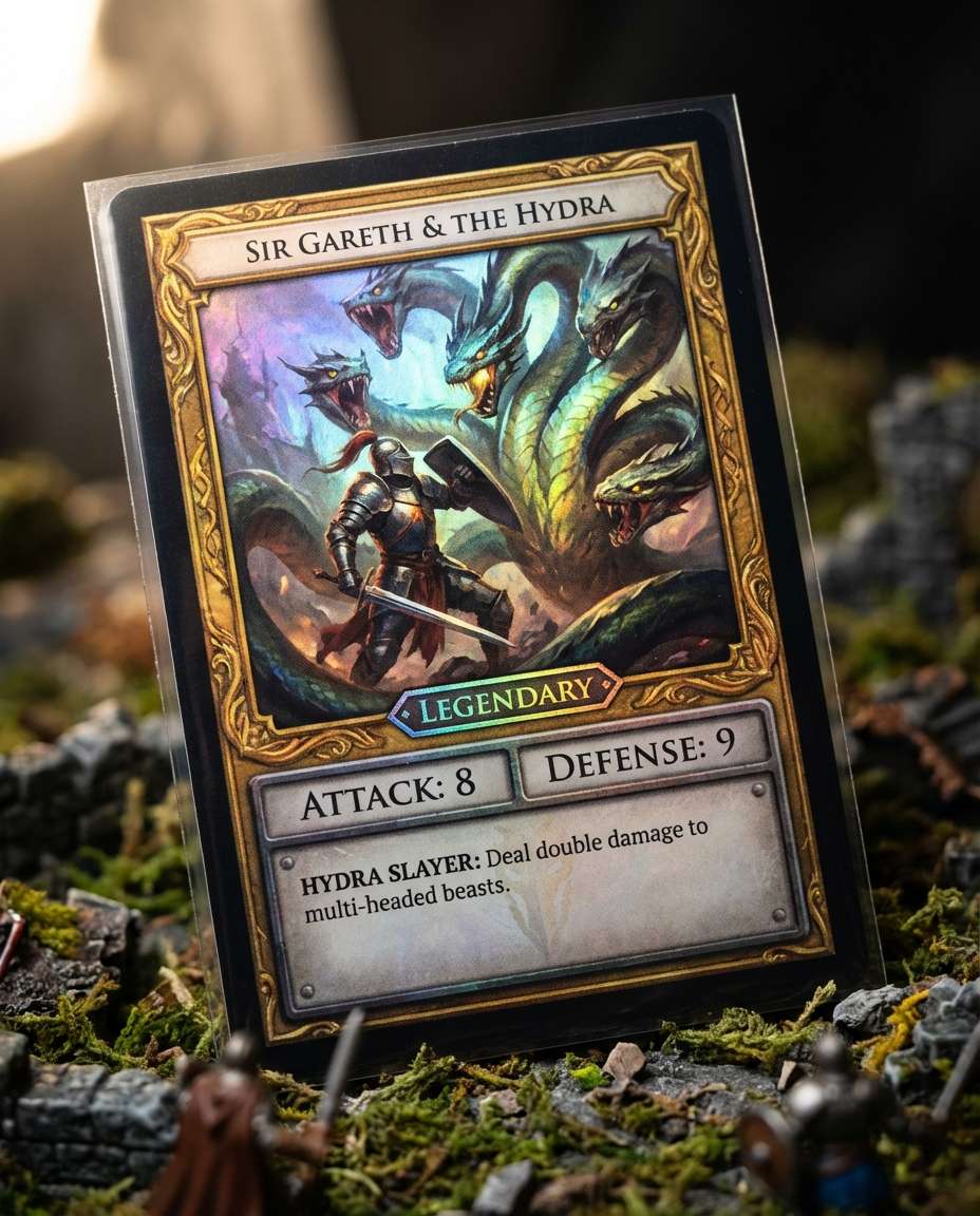 knight vs hydra scene photo