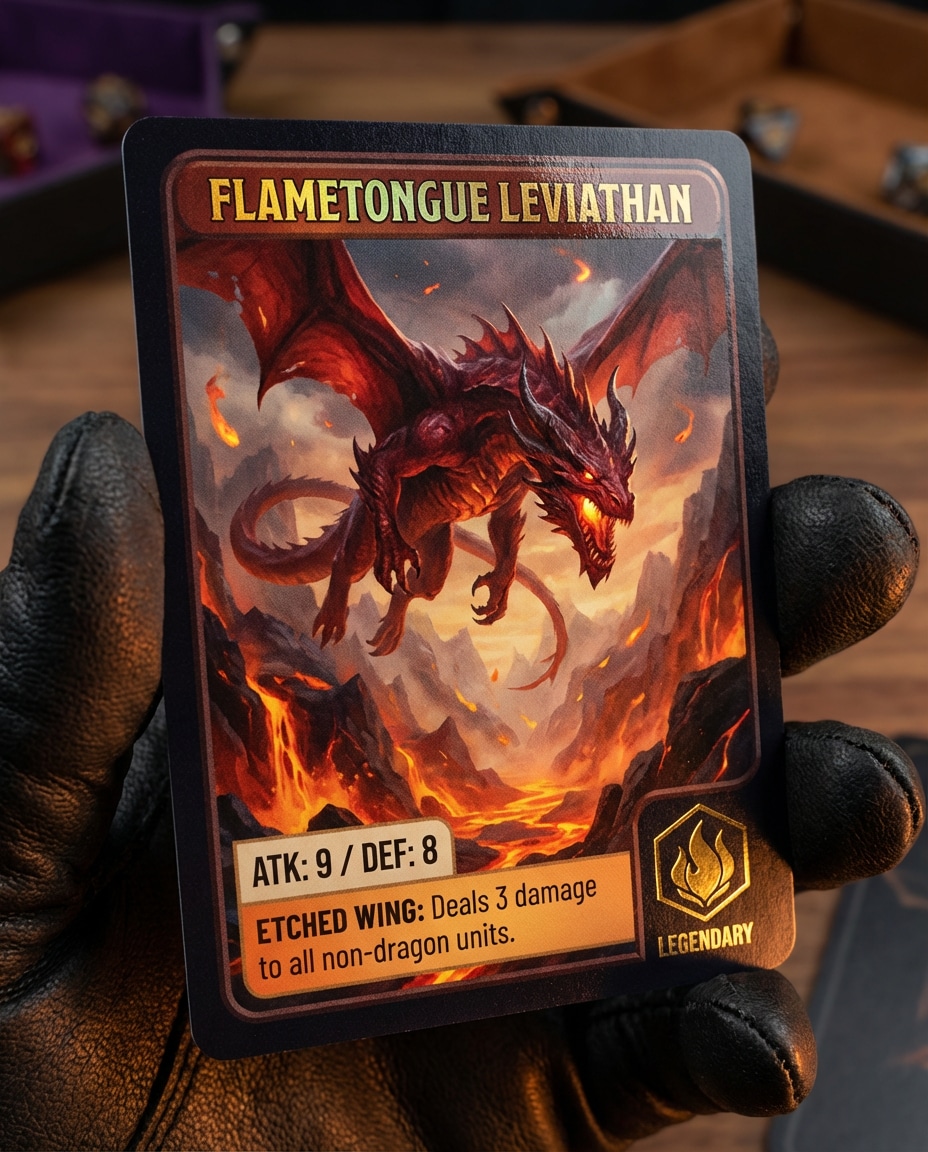 dragon over lava photo