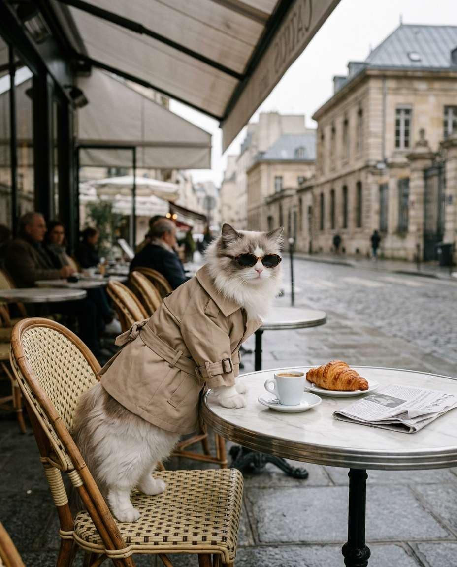 paris trench chic photo