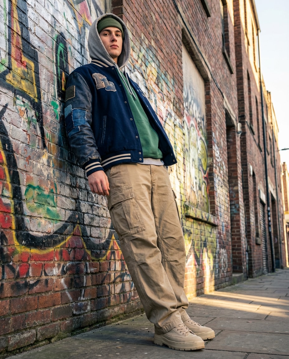 streetwear layering stack photo