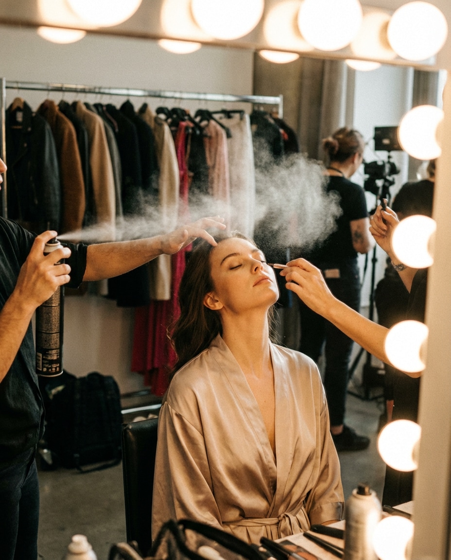 backstage hair spray photo