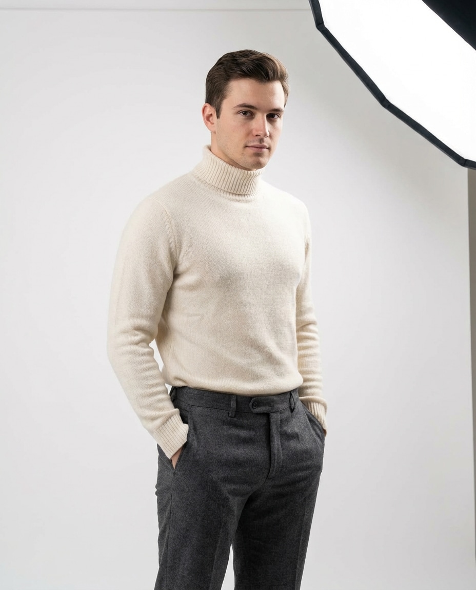 clean studio lookbook photo