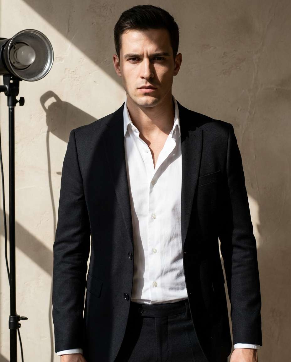 hard shadow studio photo