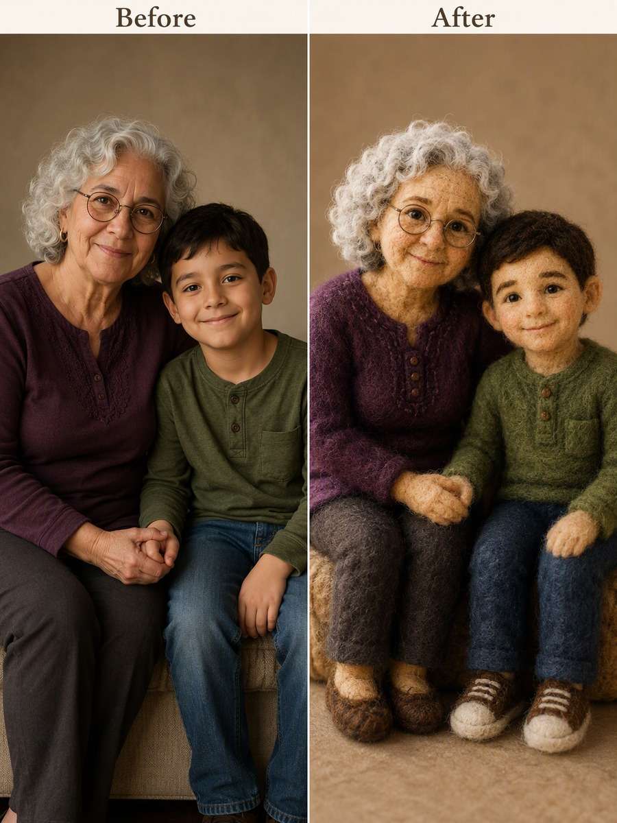 Grandmother and Grandchild photo