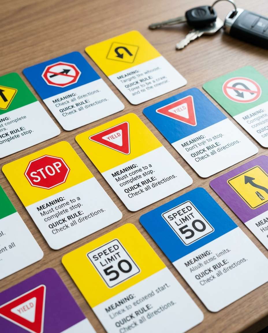 driving signs pack photo