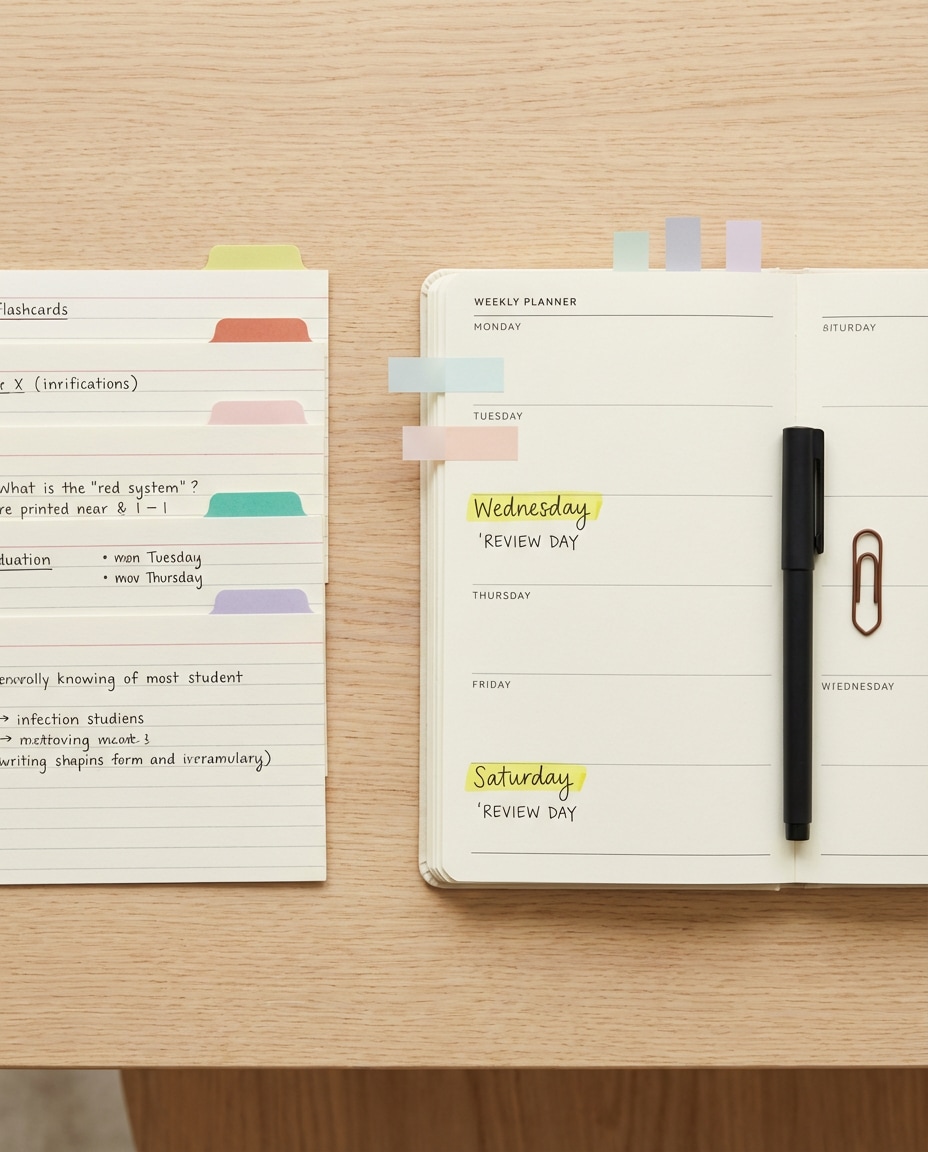 planner spaced repetition photo