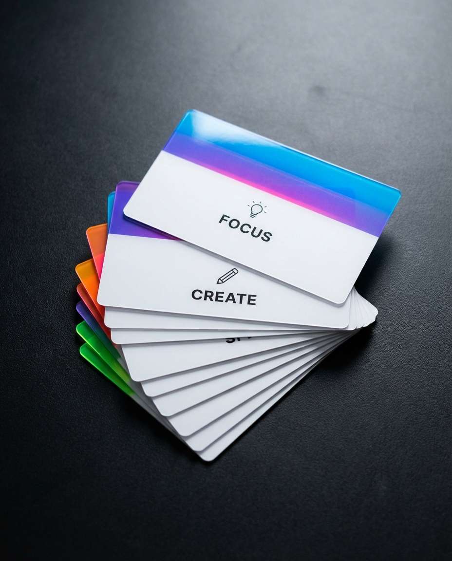 neon gradient deck photo