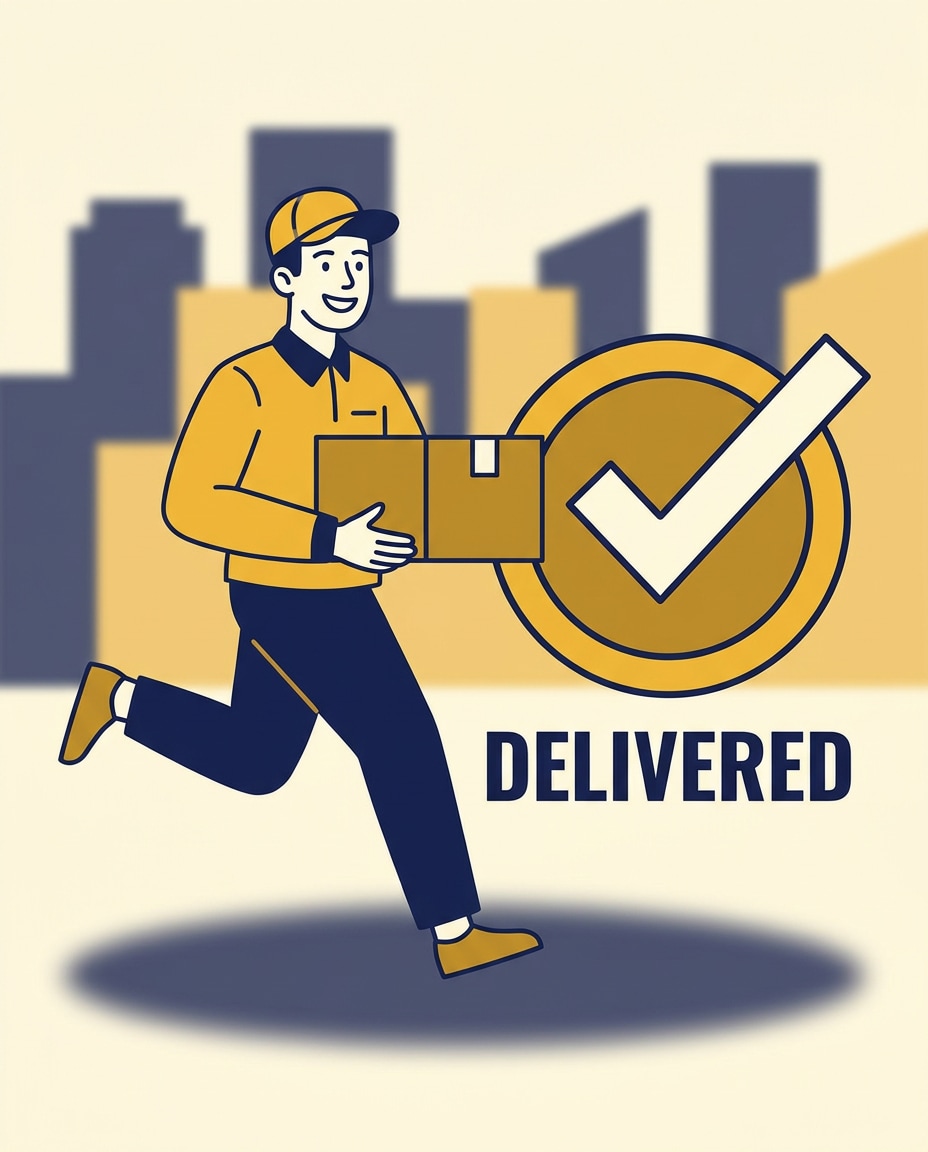 ecommerce delivery success photo