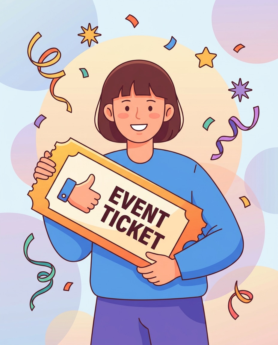 event ticket celebration photo