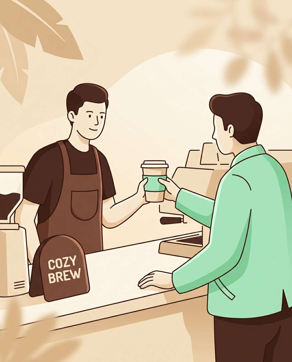 coffee shop checkout photo