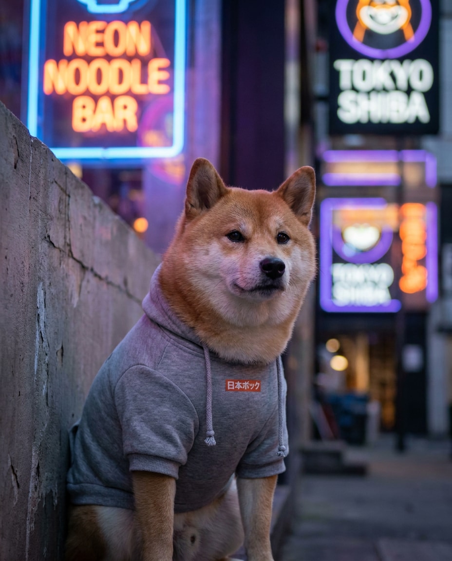 shiba hoodie photo