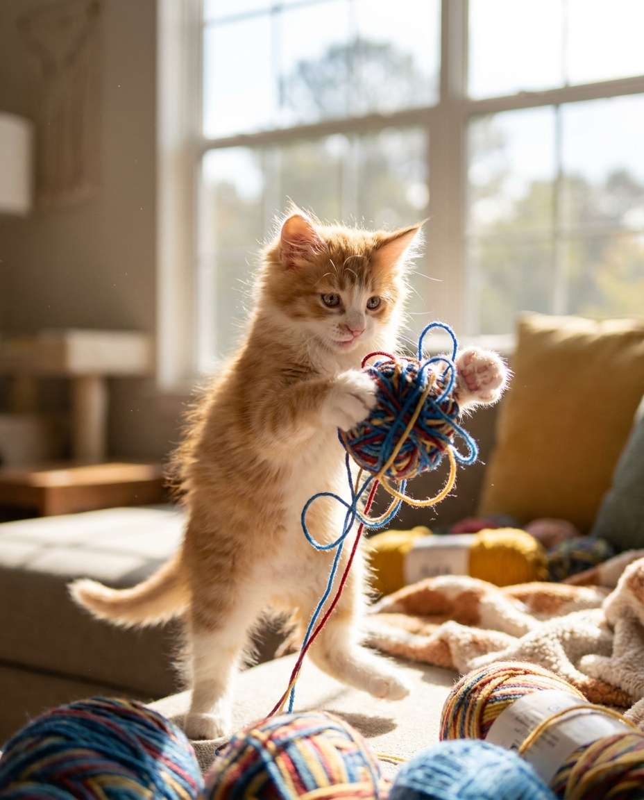 yarn ball chaos photo
