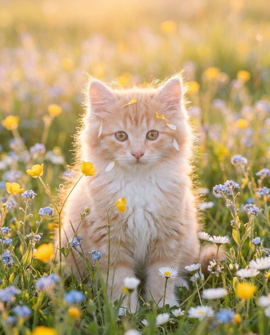 flower field softness photo