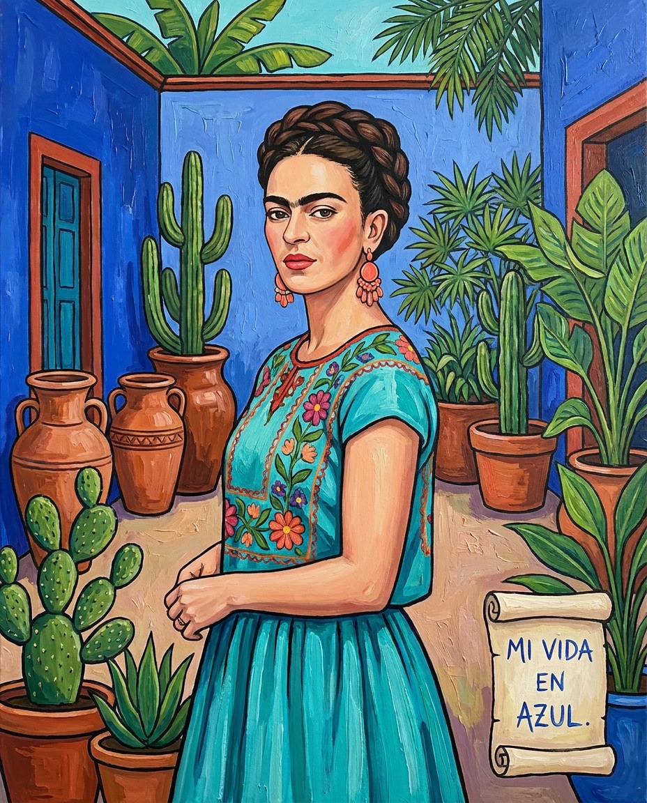 blue house mood photo