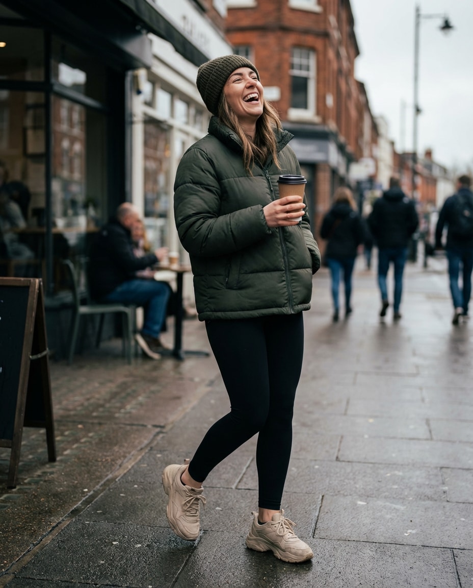 candid coffee run photo