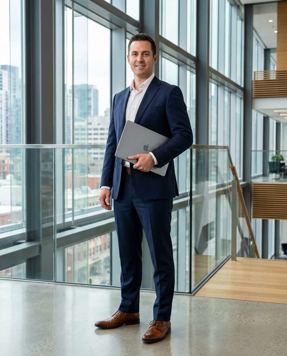 sharp business look photo