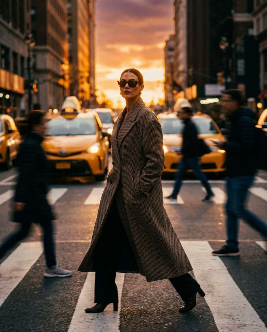 street crosswalk moment photo