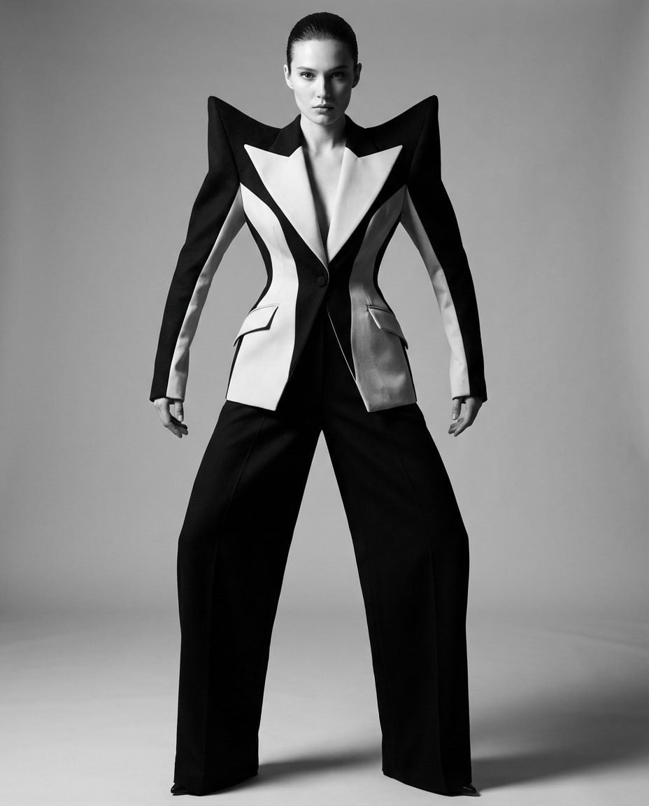 runway editorial pose photo