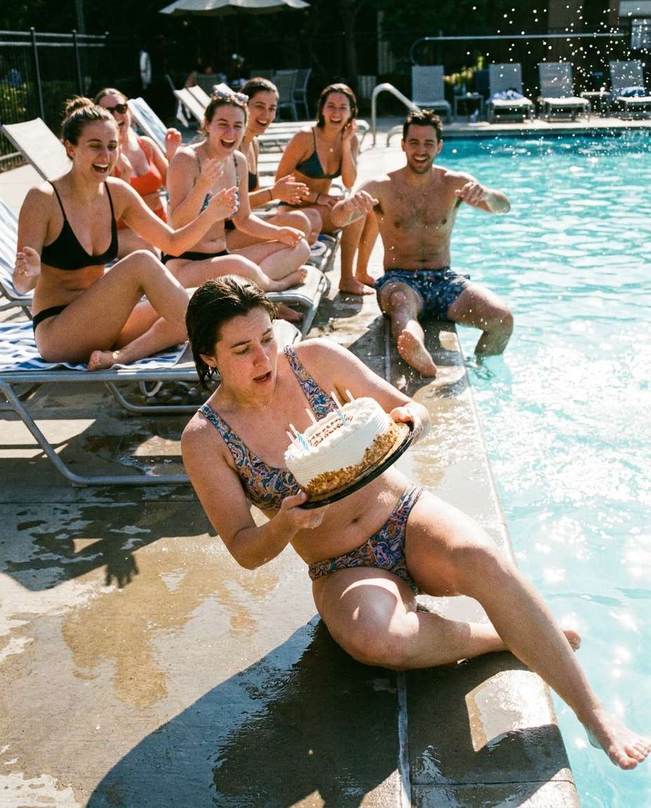 pool party oops photo