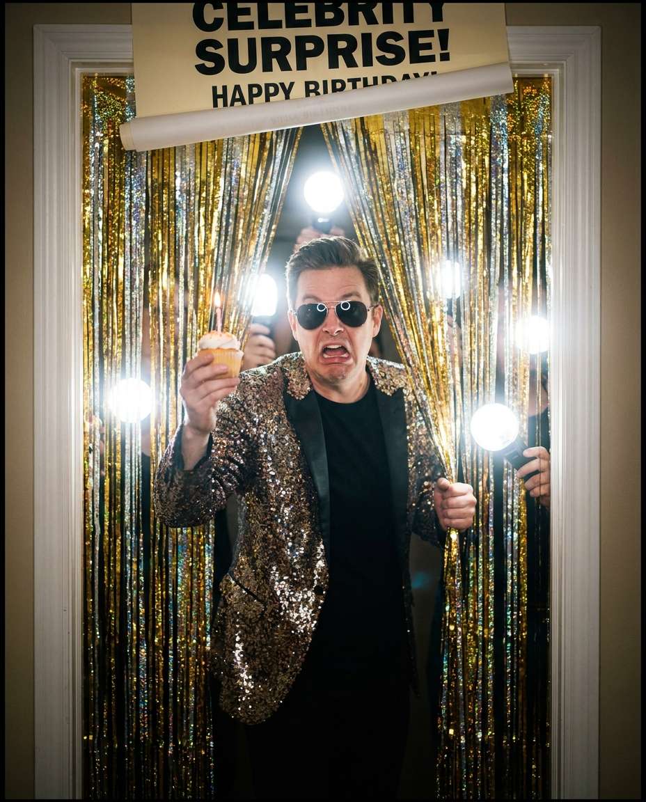paparazzi entrance photo