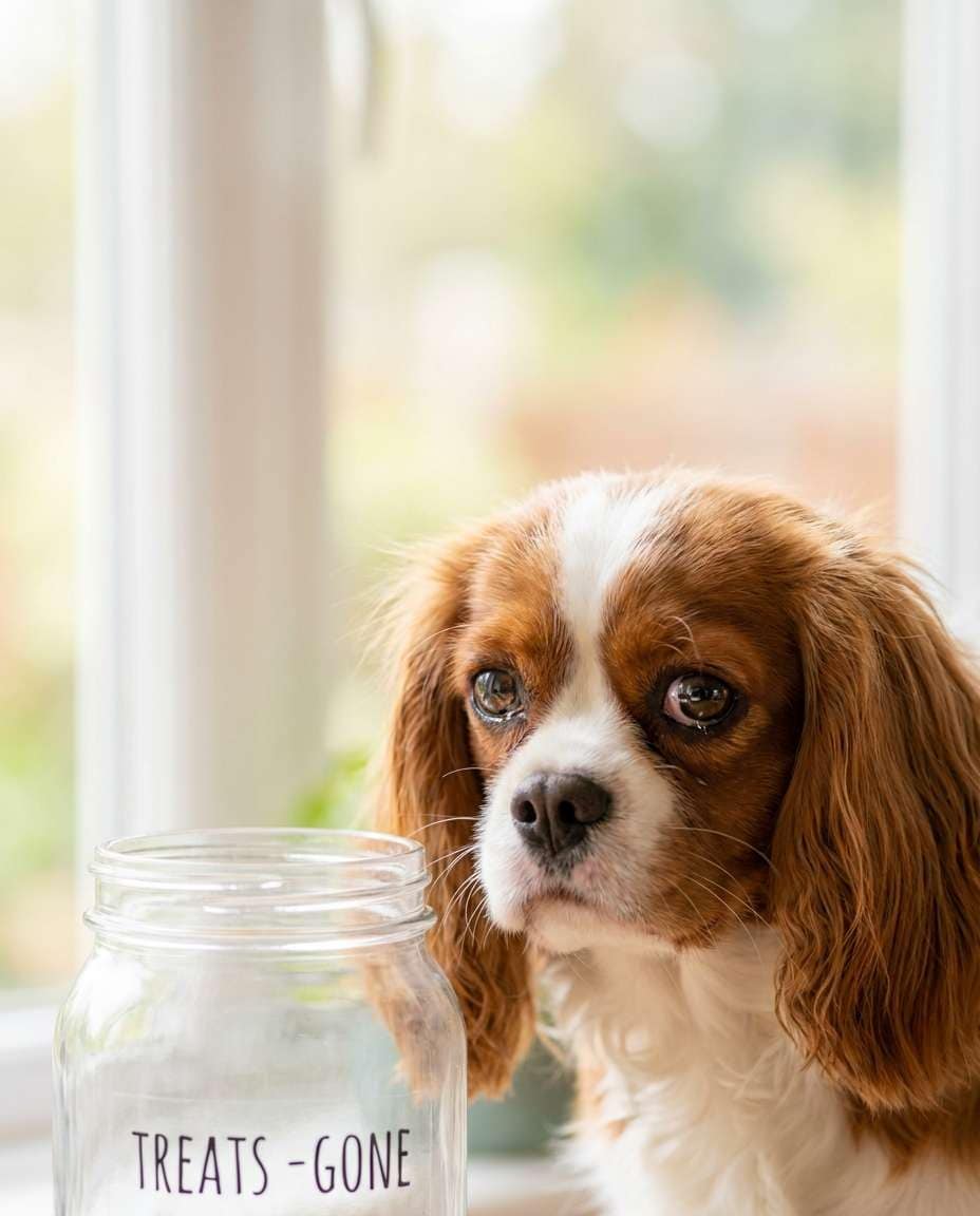 cavalier sad pup photo