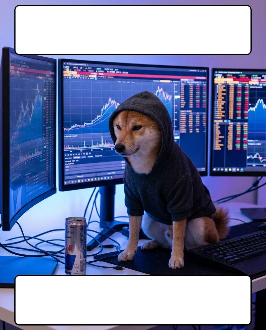 shiba stock trader photo