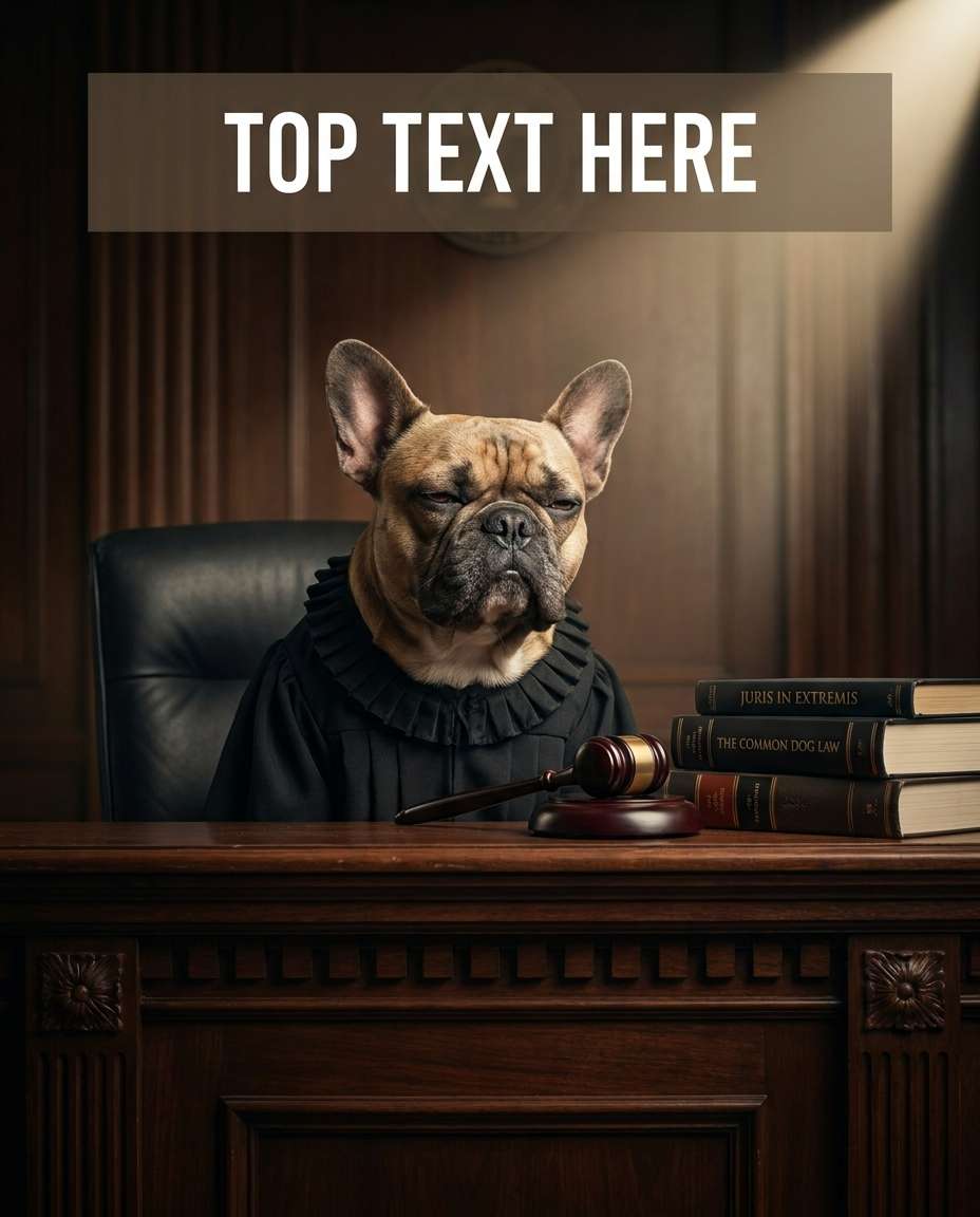 frenchie judge face photo