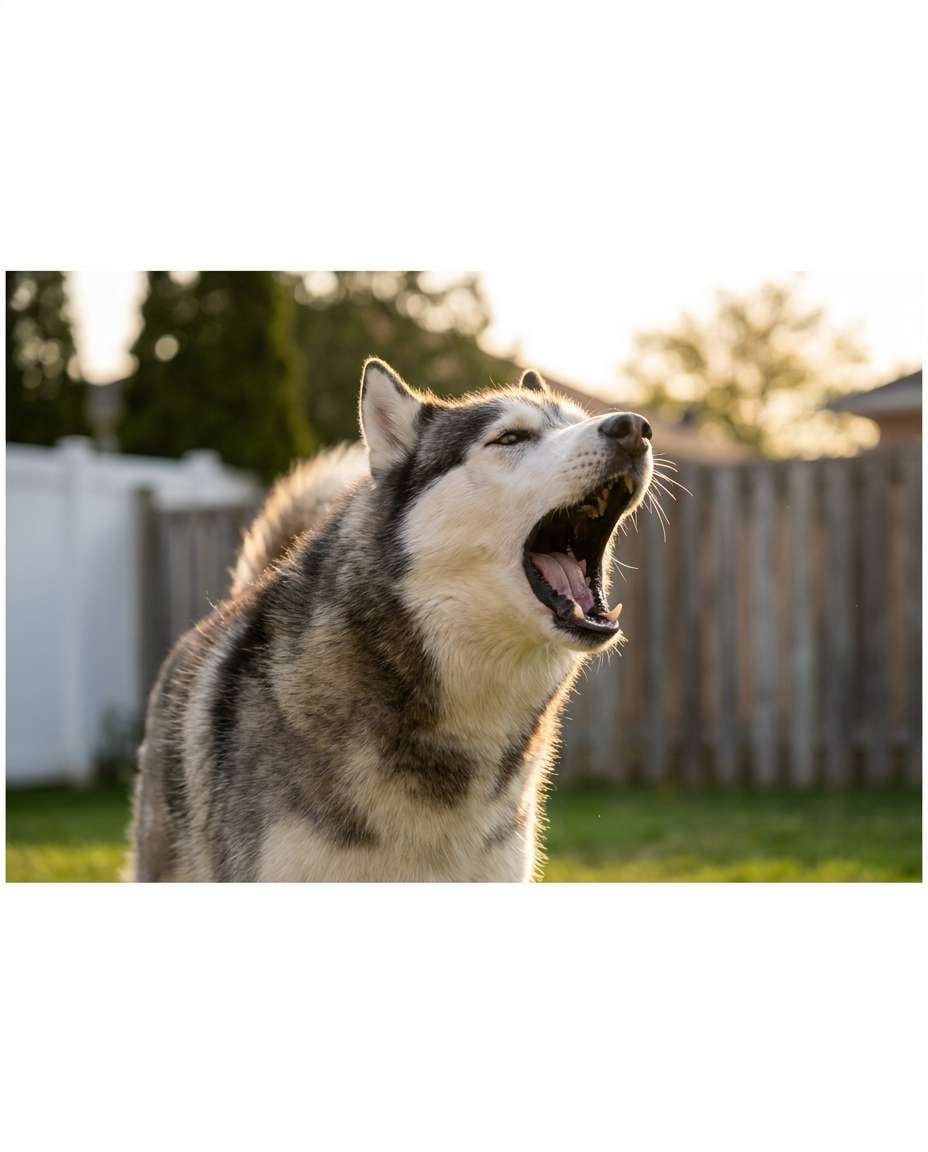husky drama scream photo