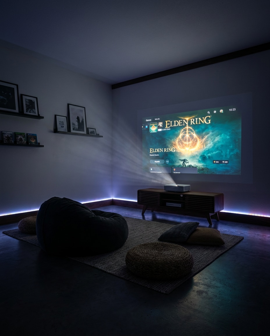 wall projector photo