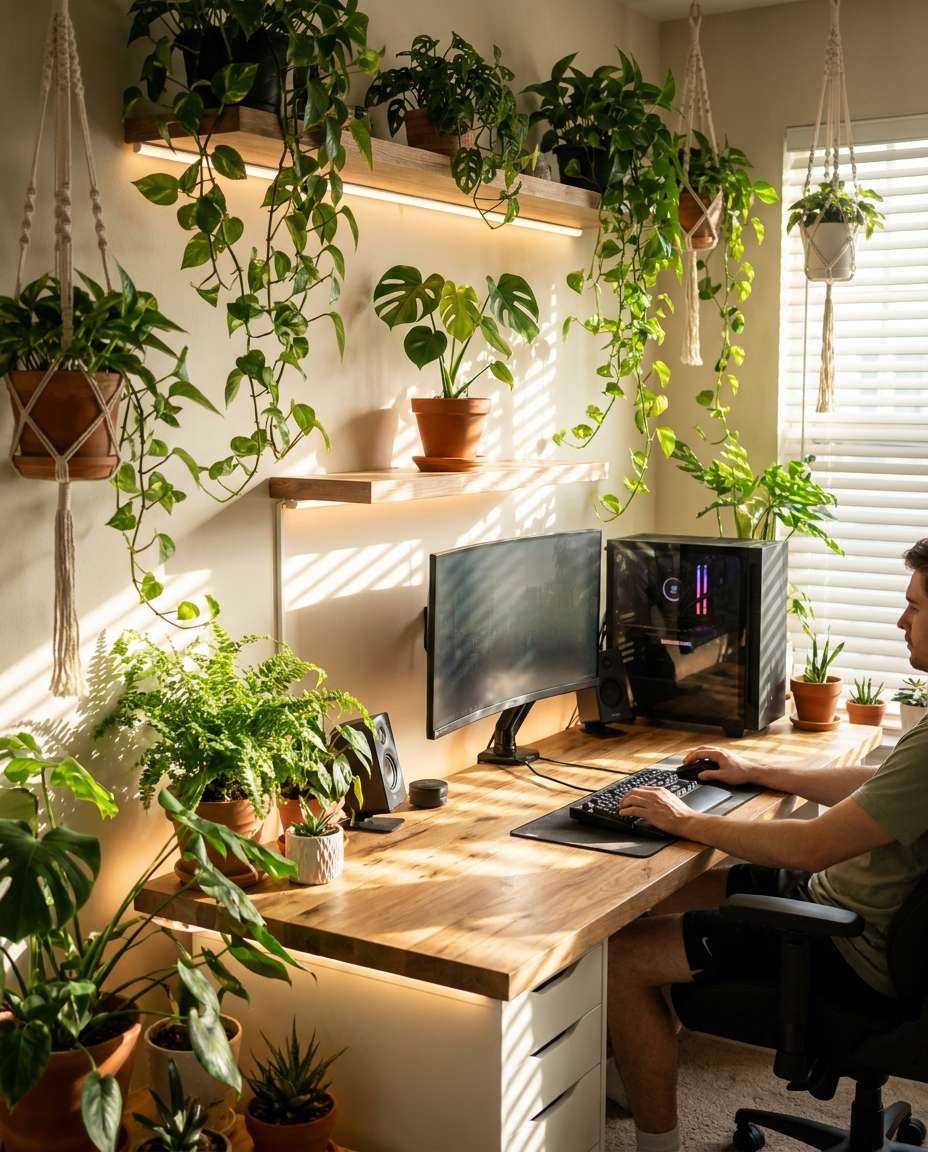 green plant gamer oasis photo