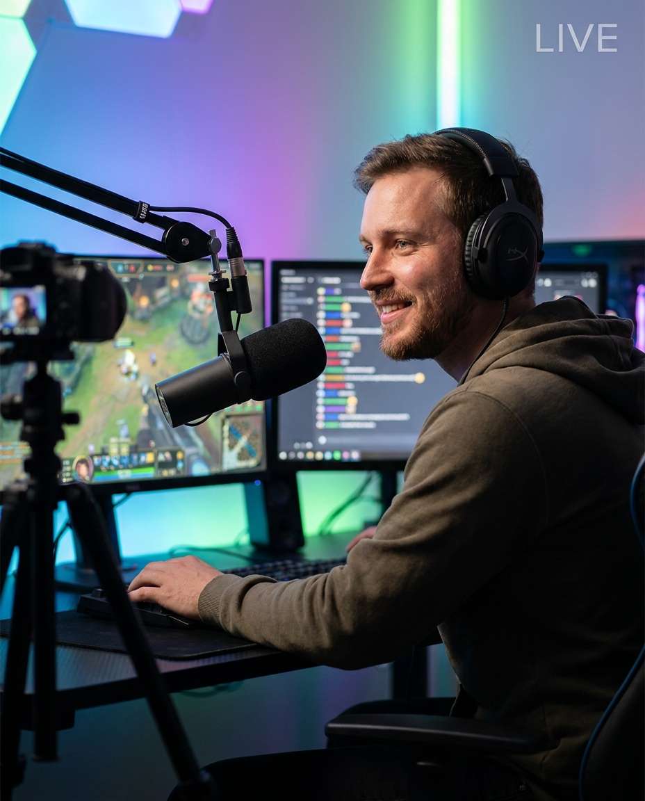 streamer oncam angle photo