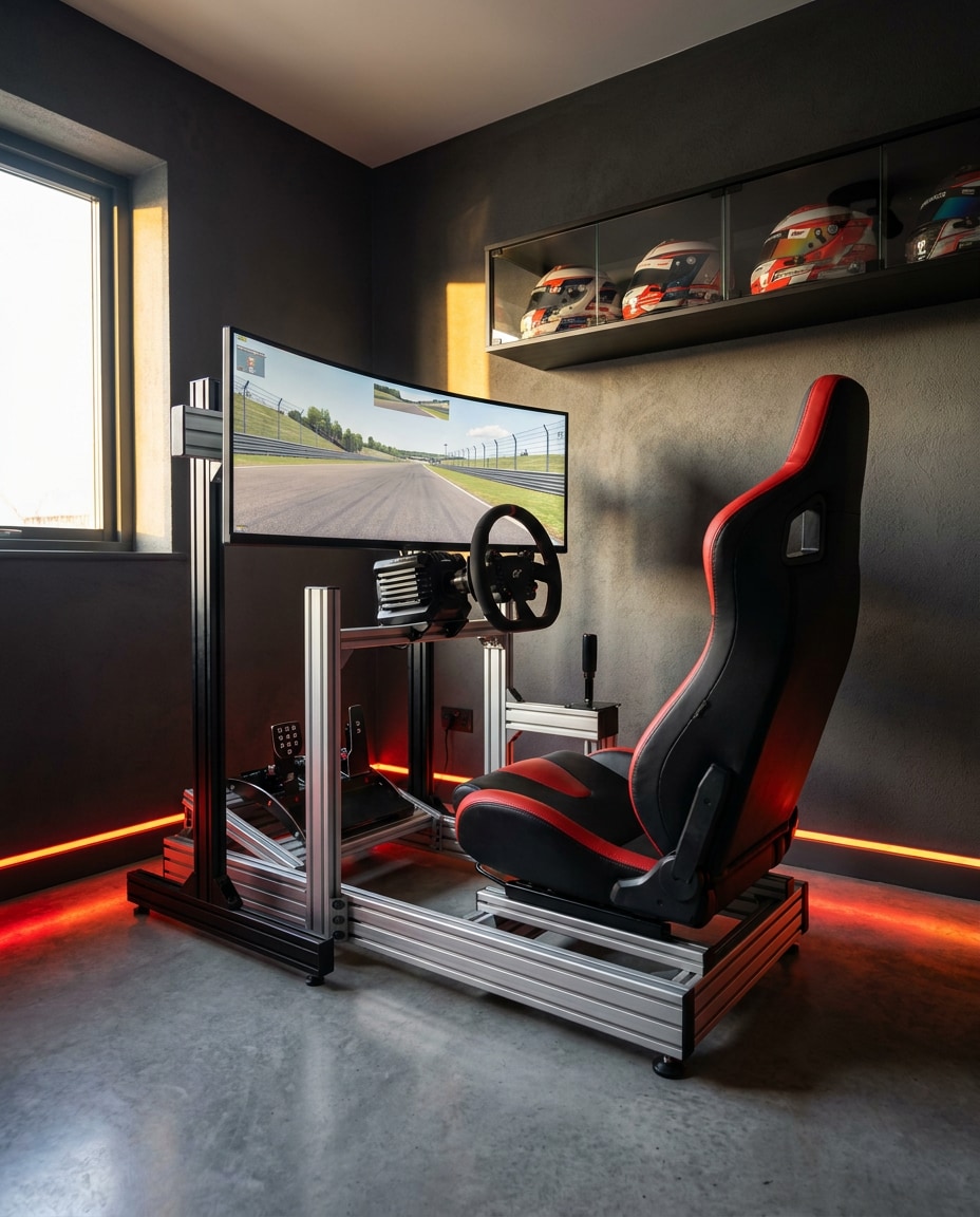 racing sim rig photo