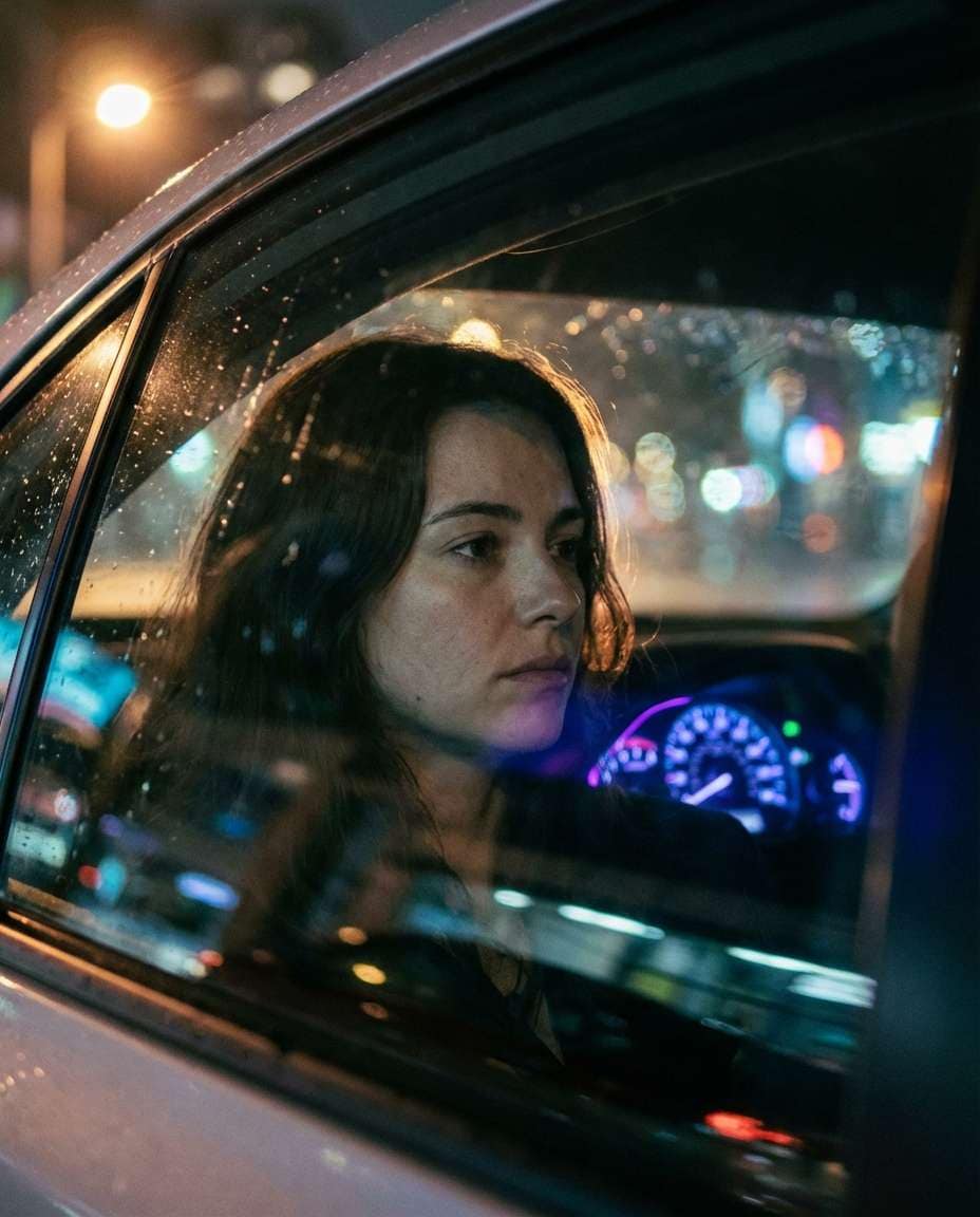 car neon interior photo