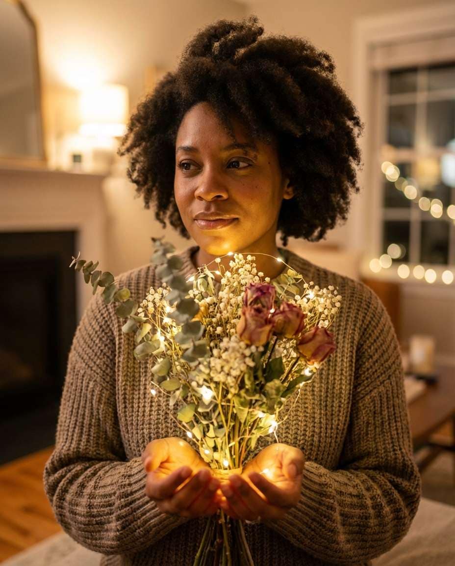 bouquet portrait photo