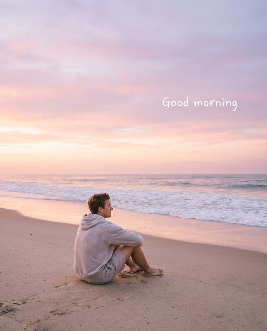 beach sunrise serenity photo